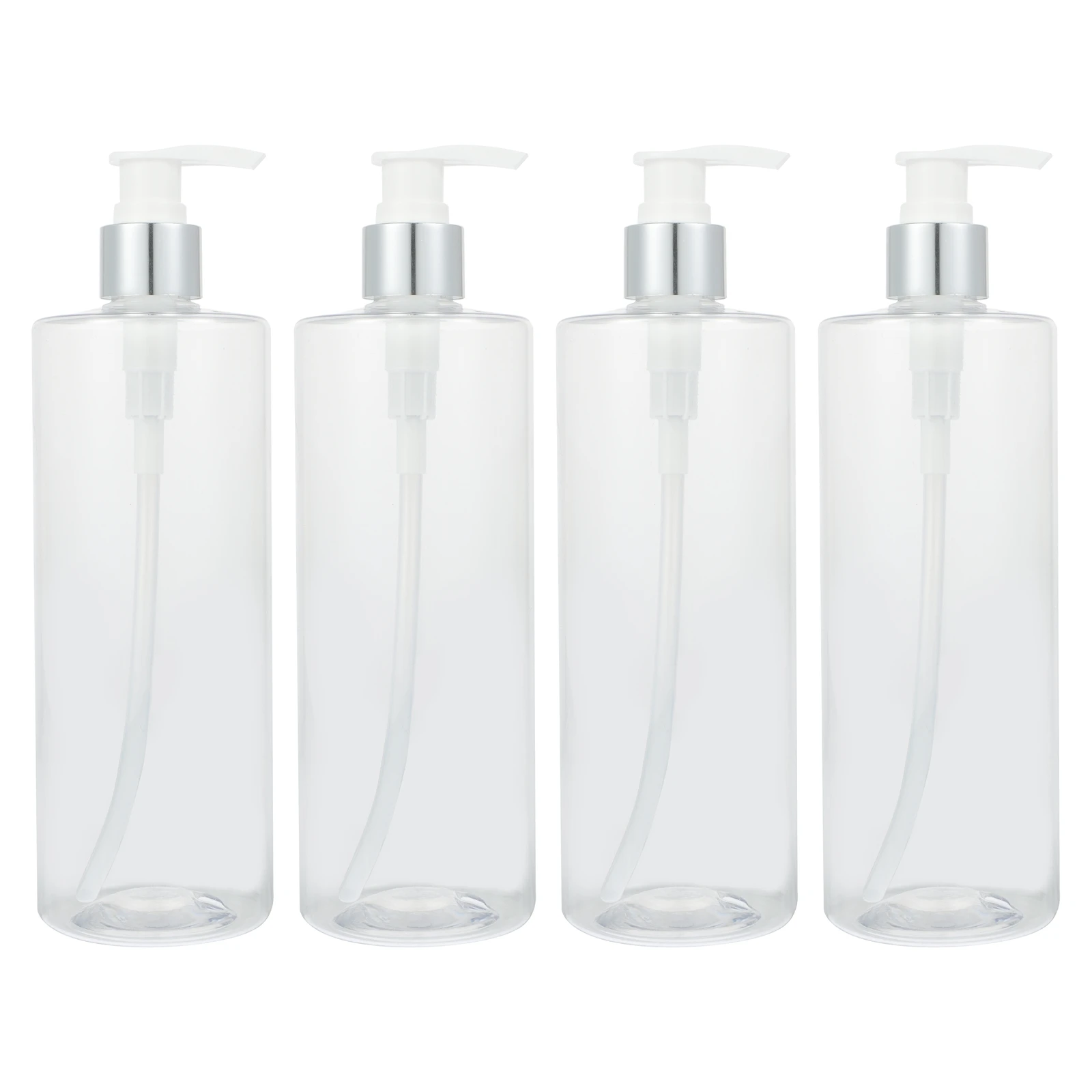 

4 Pcs Empty Bottles Lotion Shampoo Container Toiletries Lotion Container Dispenser Refillable Reusable Travel Home