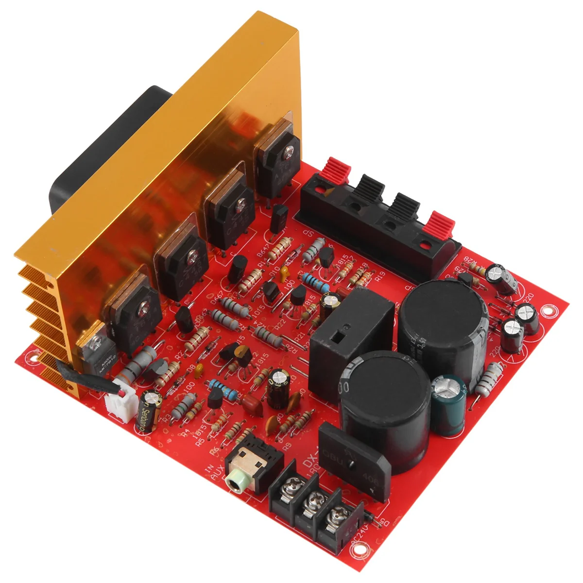 

B18B Power Amplifier Audio Board 180W+180W 2.0 Channel FET Speaker Amplifier Sound Preamplifier Dual AC18V-26V with Fan