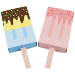 10PCS ice cream packaging boxes, candy box gift box