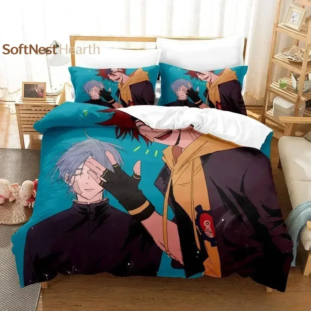2026 New SK8 The Infinity Bedding Set Single Twin Full Queen King Size Bed Set Adult Kid Bedroom Duvet Cover Sets Anime Bed Shee