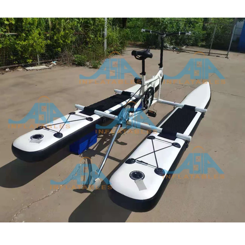 Best Price Inflatable Water Pedal Bike Boat For Water Sports Inflatable Floating Pedal Bicycle Aqua Bike Sea Water Bike