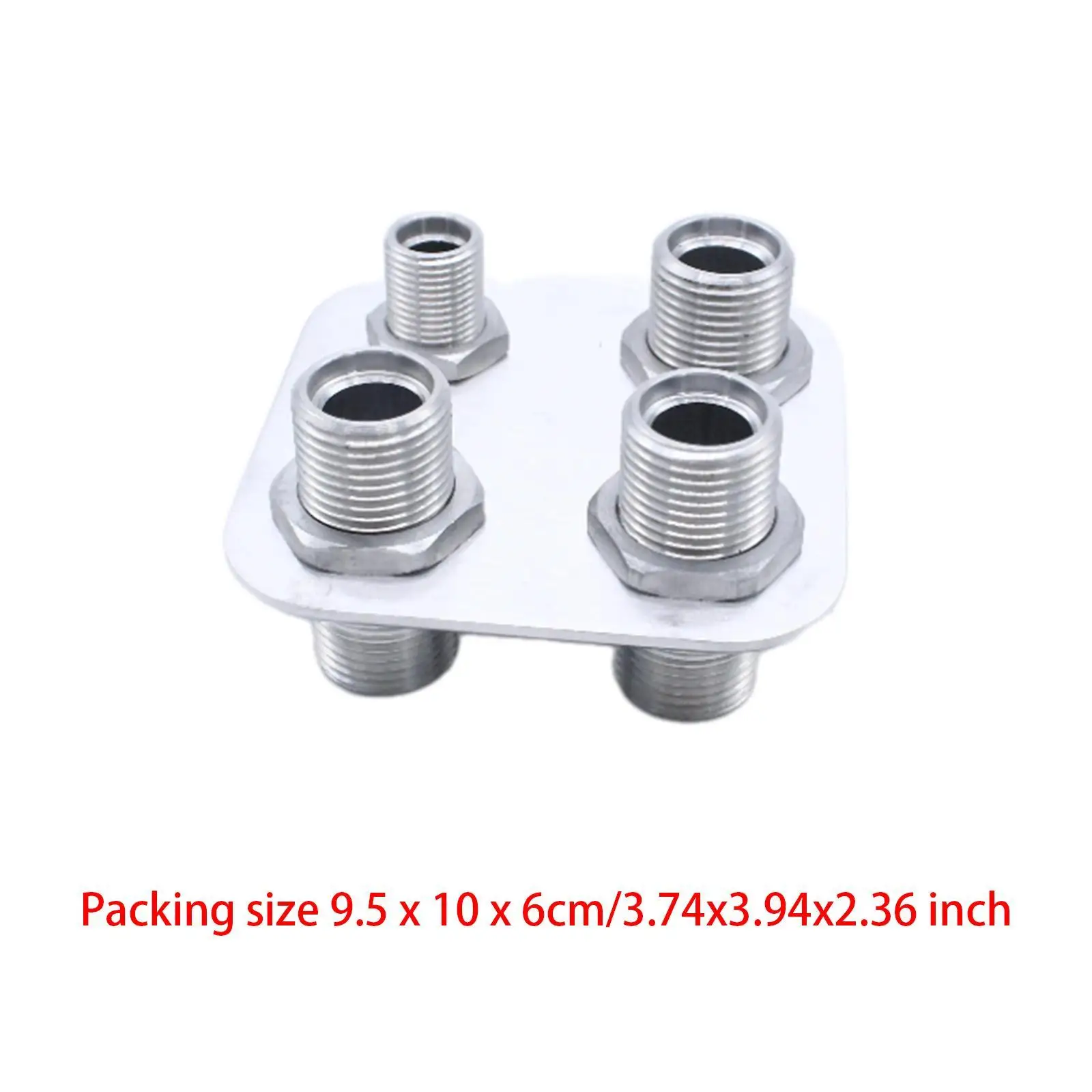 4 Port Automotive Heat and Cool System Replacement Firewall Bulkhead