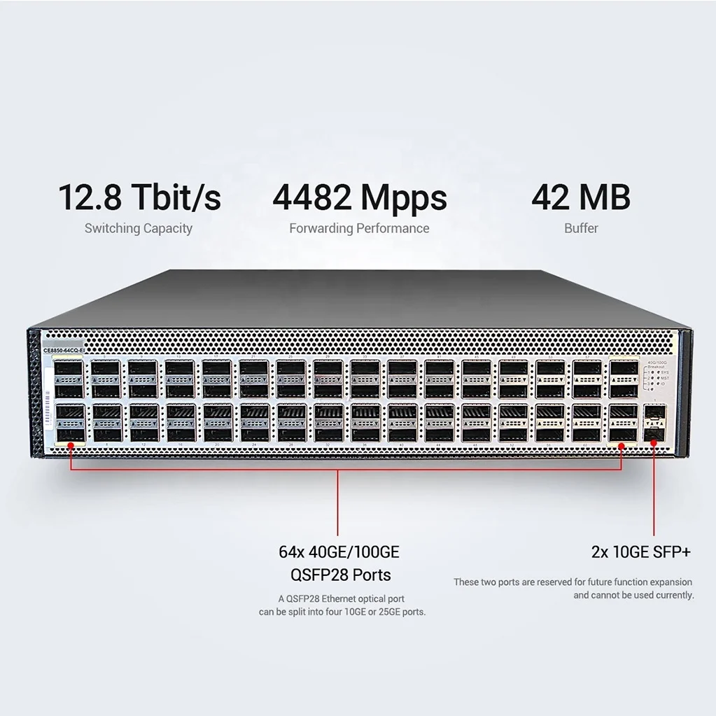 CE8800 Series Data Center Switch CE8850-64CQ-EI Wireless Network Switch for High Quality