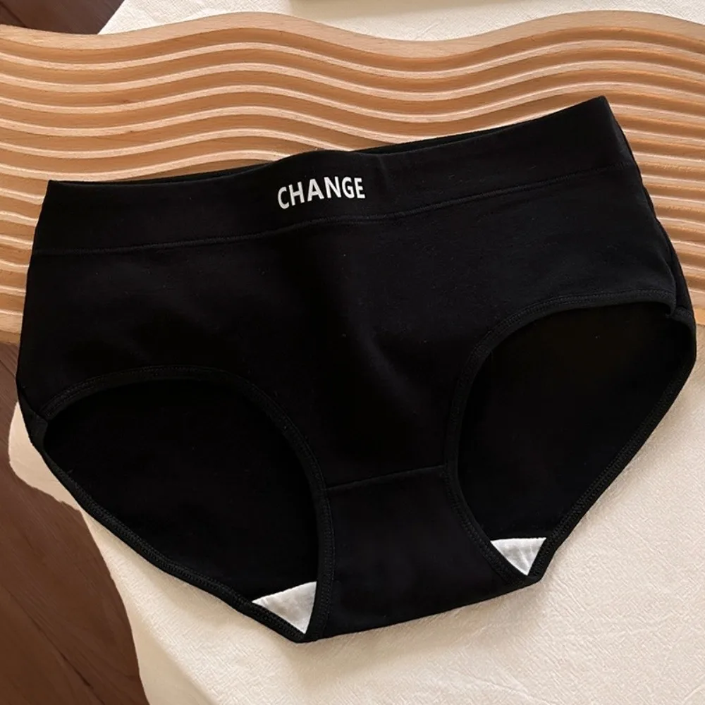 

Женские хлопковые трусики с английскими буквами и буквами, хлопковое женское белье с промежностью, хлопковые трусы с надписью, нижнее белье, бесшовное