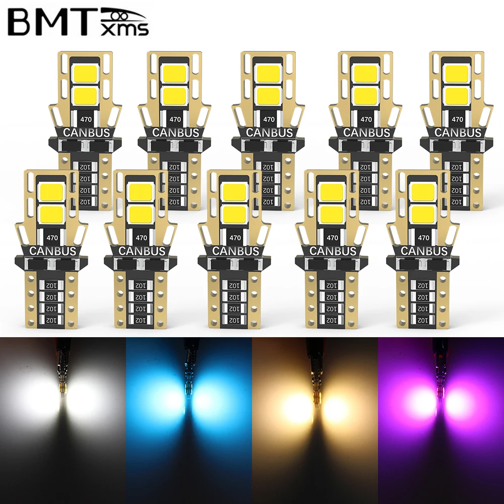 

BMTxms 10PCS T10 W5W 192 168 LED Dashboard Clearance Parking Interior Lights Kit For Hyundai Mazda Honda Suzuki Honda Subaru KIA