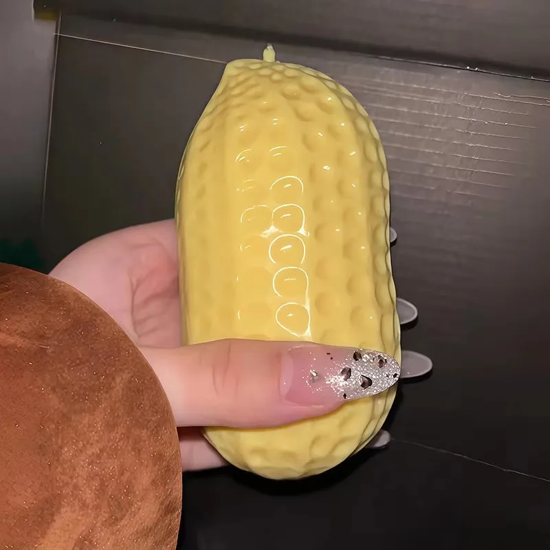 Motorcycle Realistic Peanut Squishy Toy Soft Squeeze Stress Ball Fidget Toy Sensory Decompression Toy Adults Office Desk Gift
