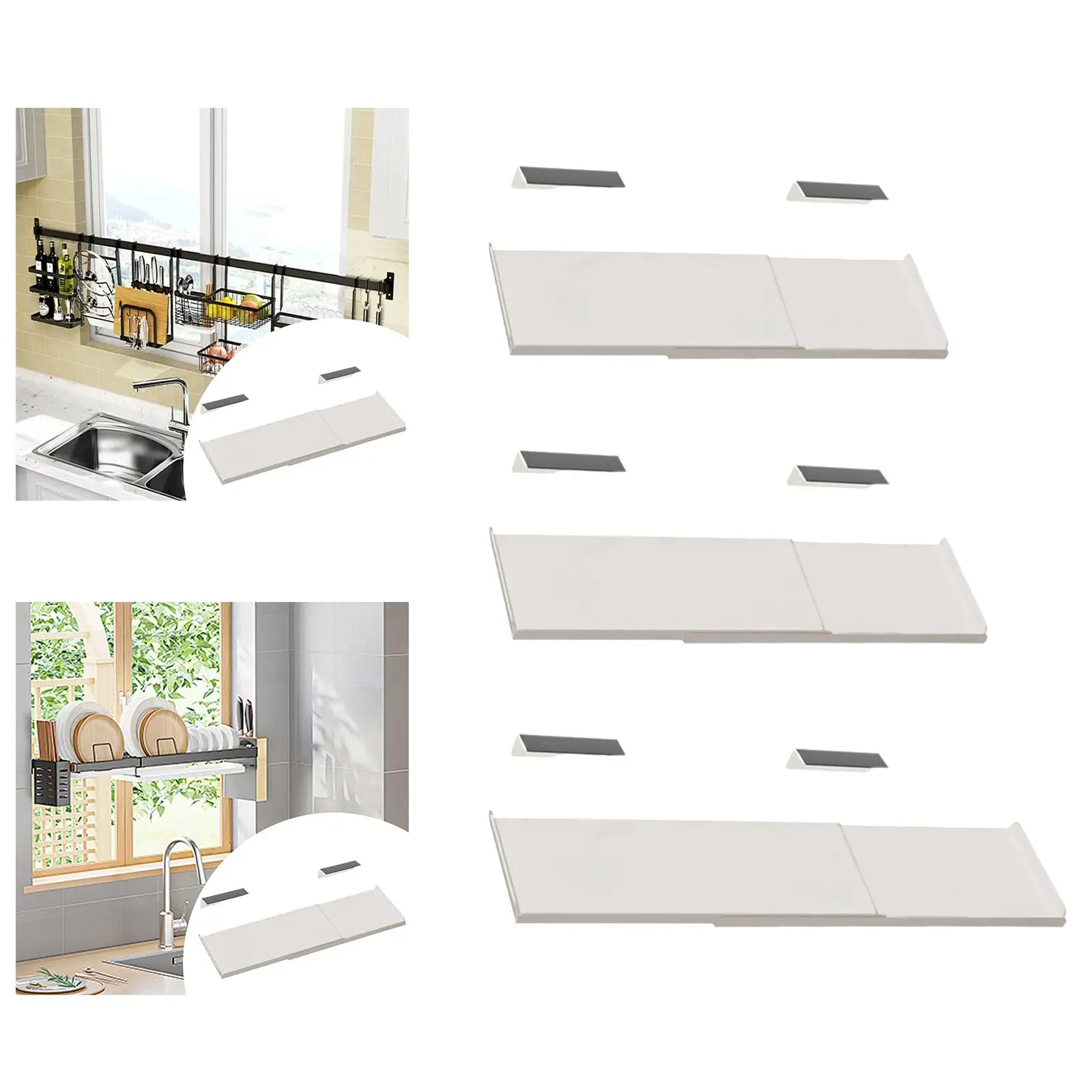

Window Sill Plant Shelf Plant Storage Board for Workbench Balcony Bathroom