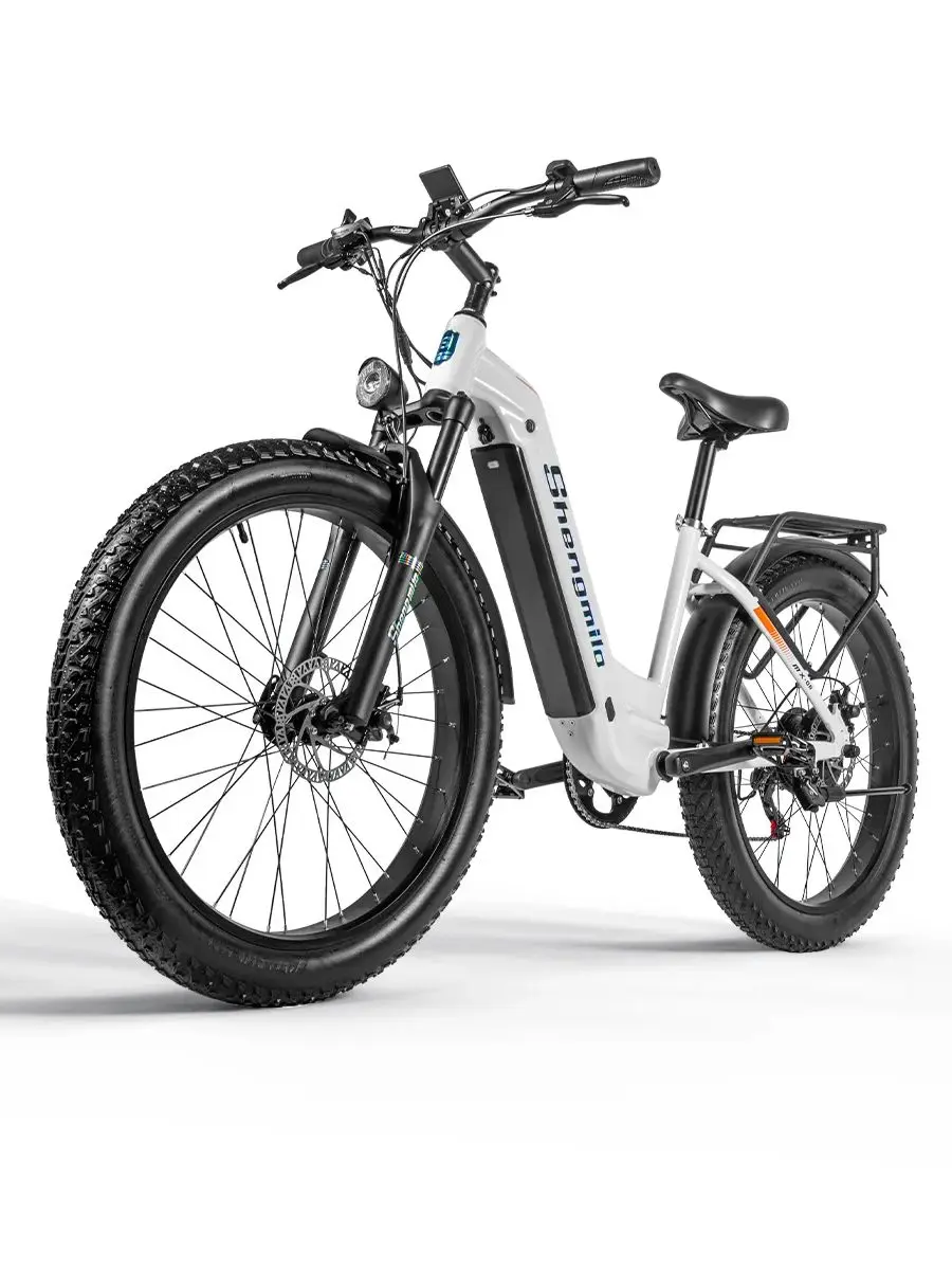 AliExpress NONE Shengmilo MX06 Adult E-bike 500W City Electric Bike 26 Inch Fat Tire E-Mountain bike 48V 17.5Ah Battery electric bicycle