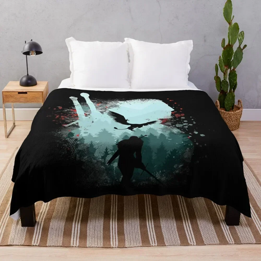 

Silent Hunter Throw Blanket Soft Solid Color Blanket for Couch Bed