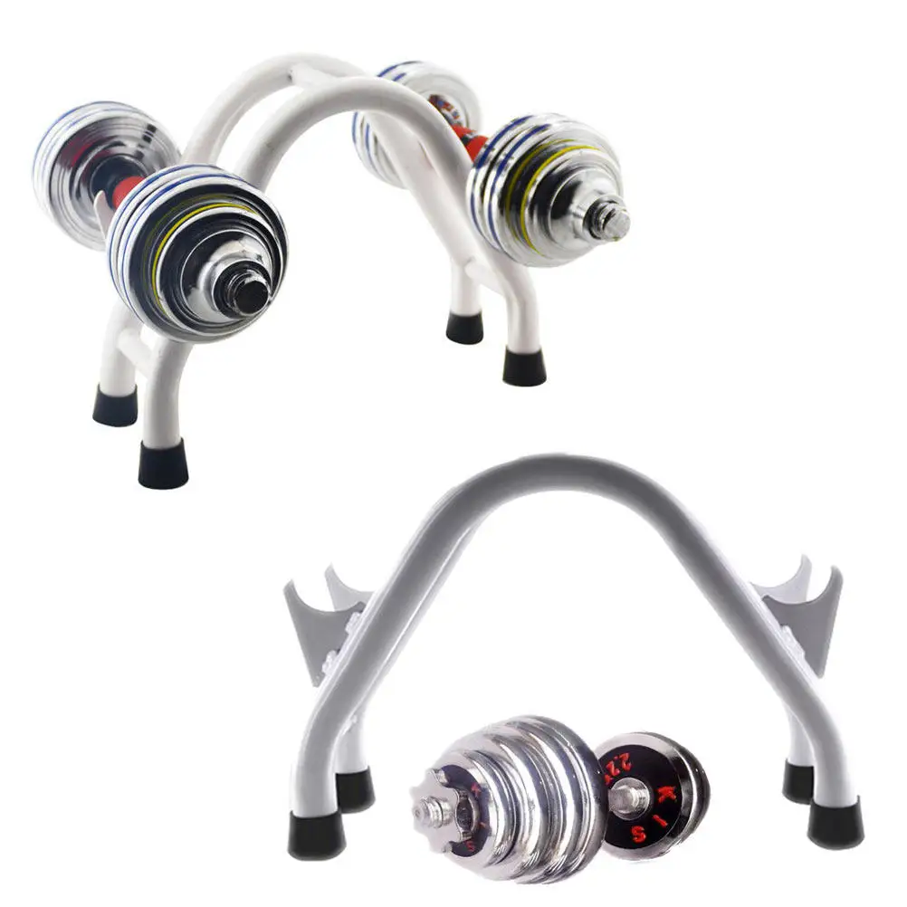 Steel Dumbbell Rack Heavy Duty Vertical Stand Home Workout Dumbbell Holder Space Saving Weight Storage Gym Fitness Equipment