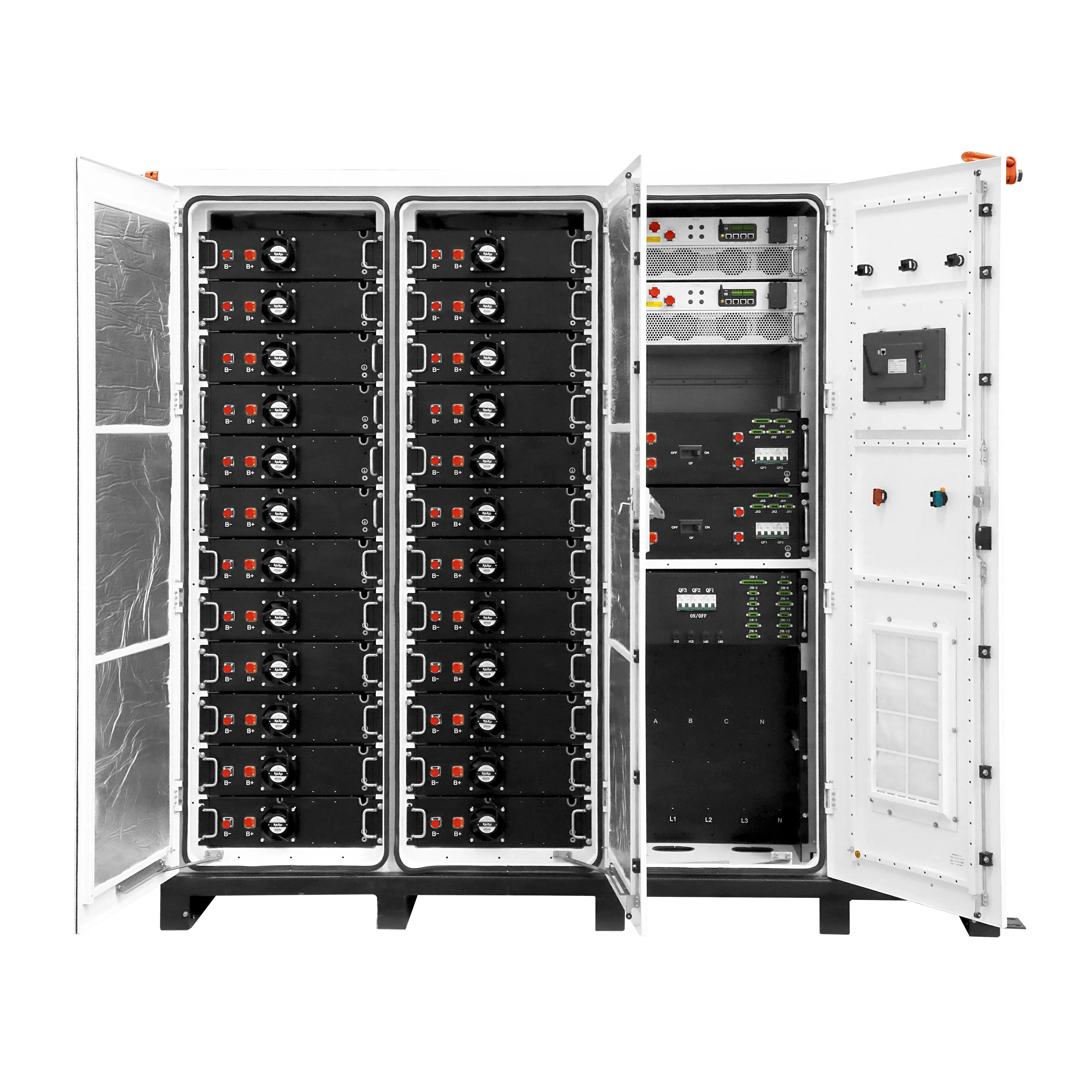 High performance 120KWh Hybrid Lithium battery energy storage system for industrial commercial energy storage