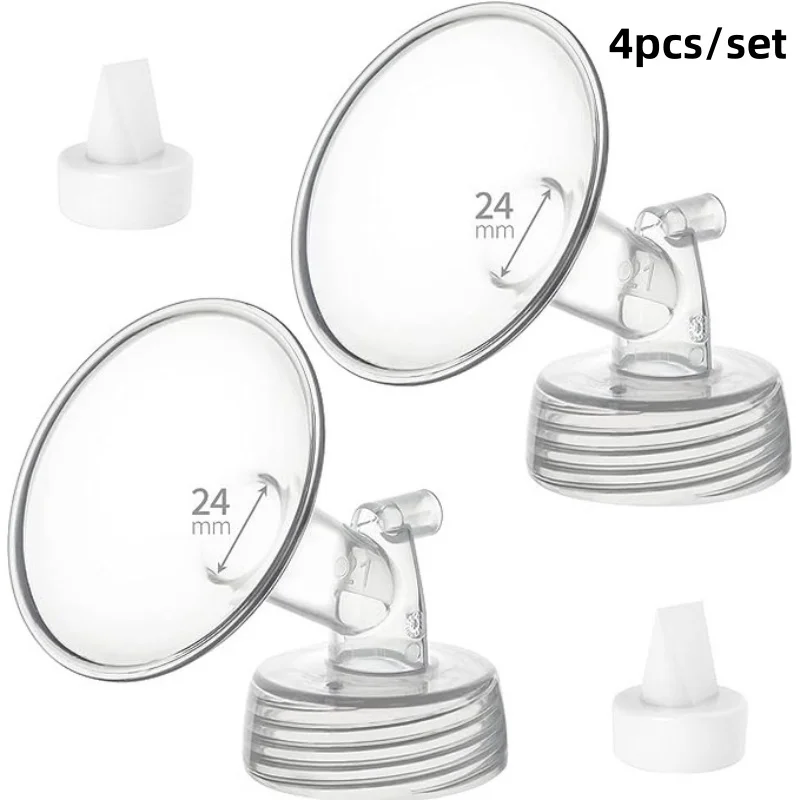 Flange e Duckbill Valve Substituição, Breastpump Peças, Compatível com Spectra S1 S2 9 Plus, Frete Grátis