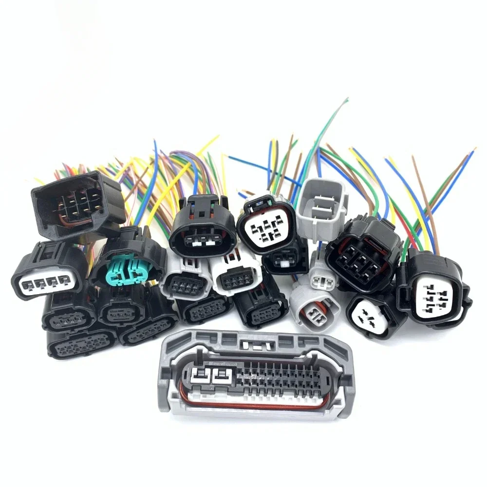 For Toyota Lexus Headlights High and Low Beams Turn Signals Engine Computer Engine Compartment Wiring Harness Waterproof Plug