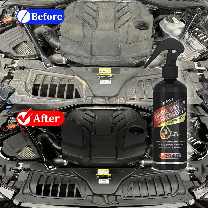 Car Engine Bay Cleaner Powerful Decontamination Cleaning Product For Engine Compartment Car Cleaning Product Auto Care Kit