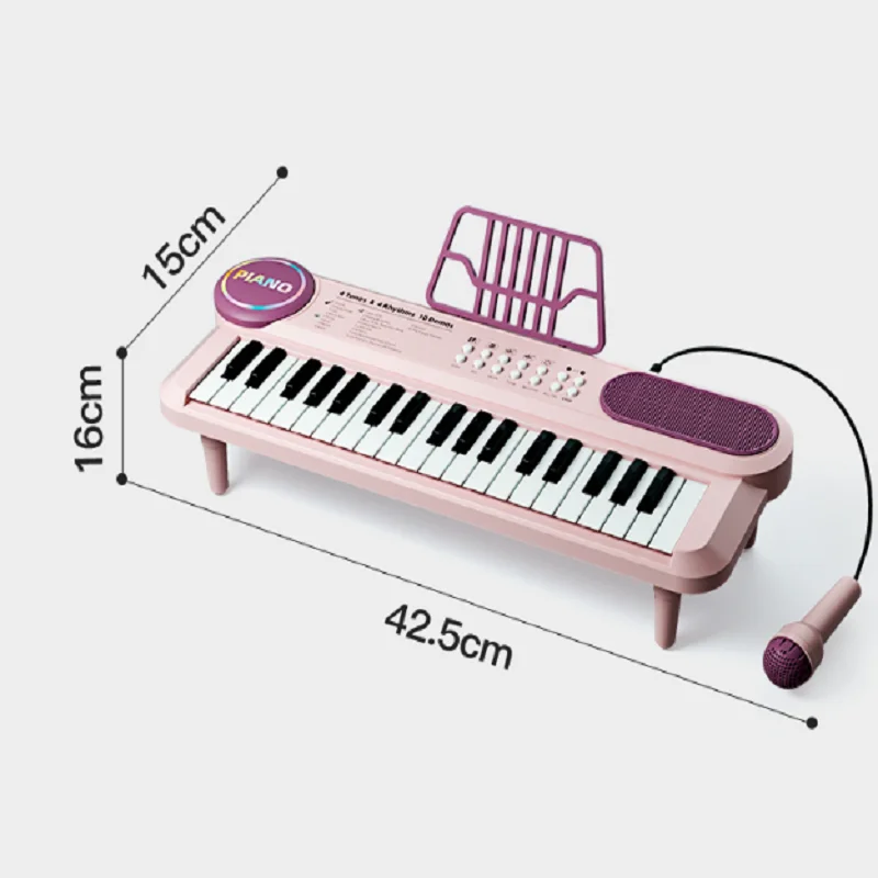 Portable Baby Piano Multi-Function Electronic Organ, Children\'s Instrument, Beginners to Practice, Early Education