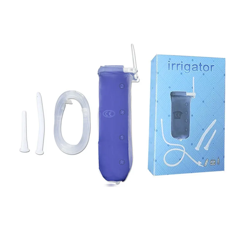 1.6/2L Large Capacity PVC Rubber Enema Bag Reusable Anus Rectum Personal Hygiene Clean