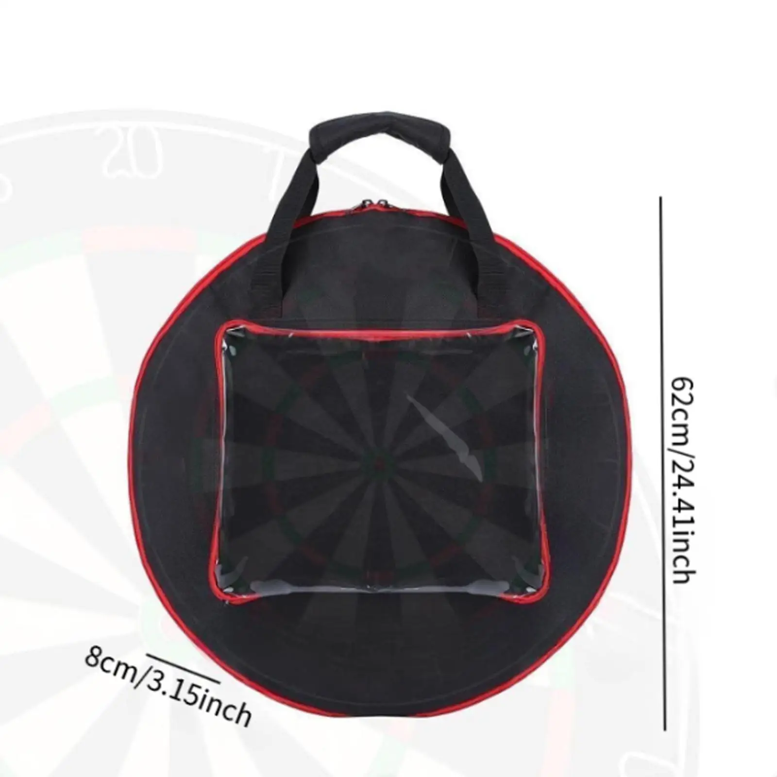 

Premium Large Capacity Storage Bag for Boards Set with Extra Back Pocket Dustproof Black Cover Compact Organizer