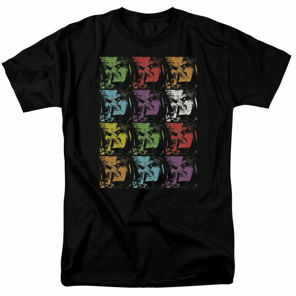 Футболка Predator Warhol Yautja, Лицензированная, научная фантастика, инопланетянин, фильмы, ретро, Классическая, Черная