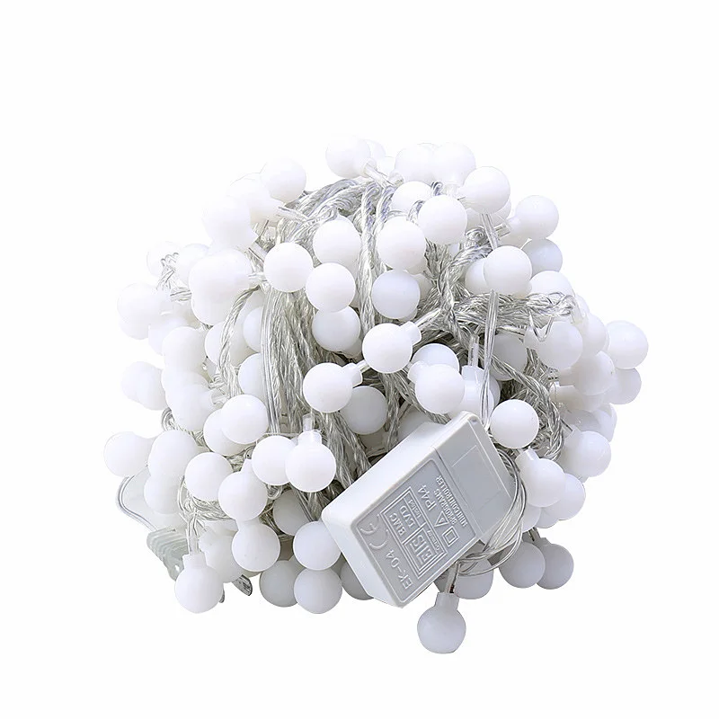 Glampling Camp Light 50M Garland LED Ball String Light Christmas Fairy String Decorative Light for Home Wedding Party Decoration