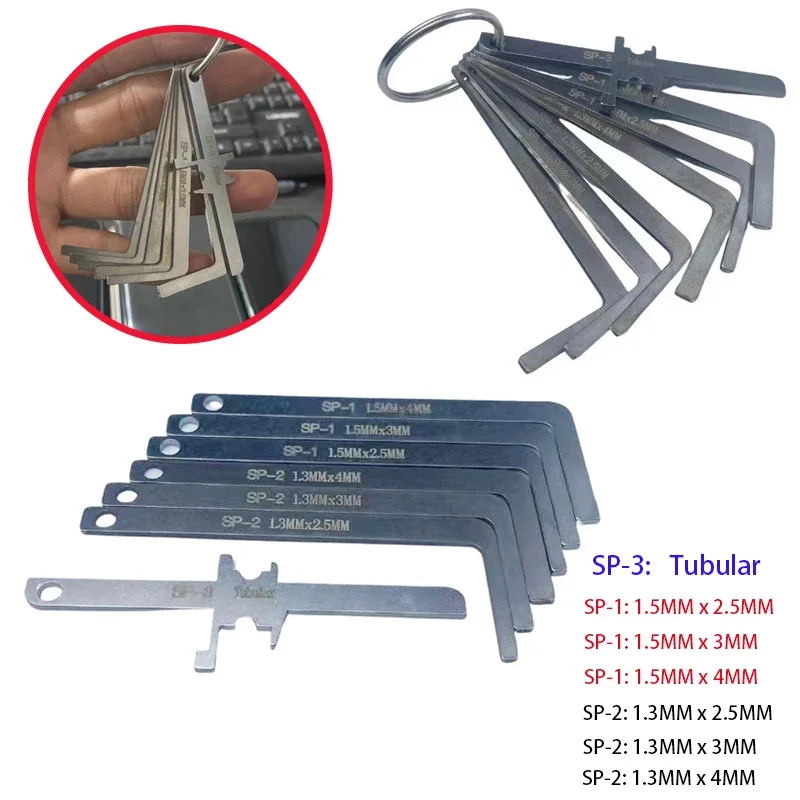 

New 7PCS locksmith box pin tool kit ejector pin plastic work nail tool kit locksmith locksmith push rod