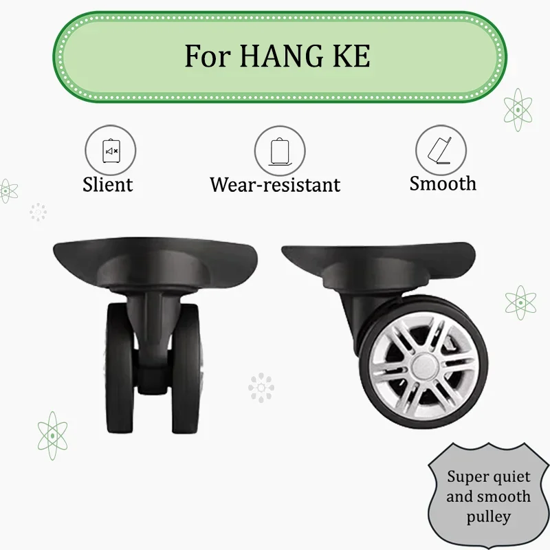 

For HANG KE W060 [Super Strong Load-bearing] Luggage Wheel Accessories 360° Swivel Wheels Quiet Smooth, and Wear-resistant