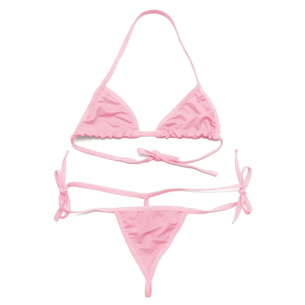 

Solid Color Backless Adjustable Sexy Bra Set Underwear Panties Bralette