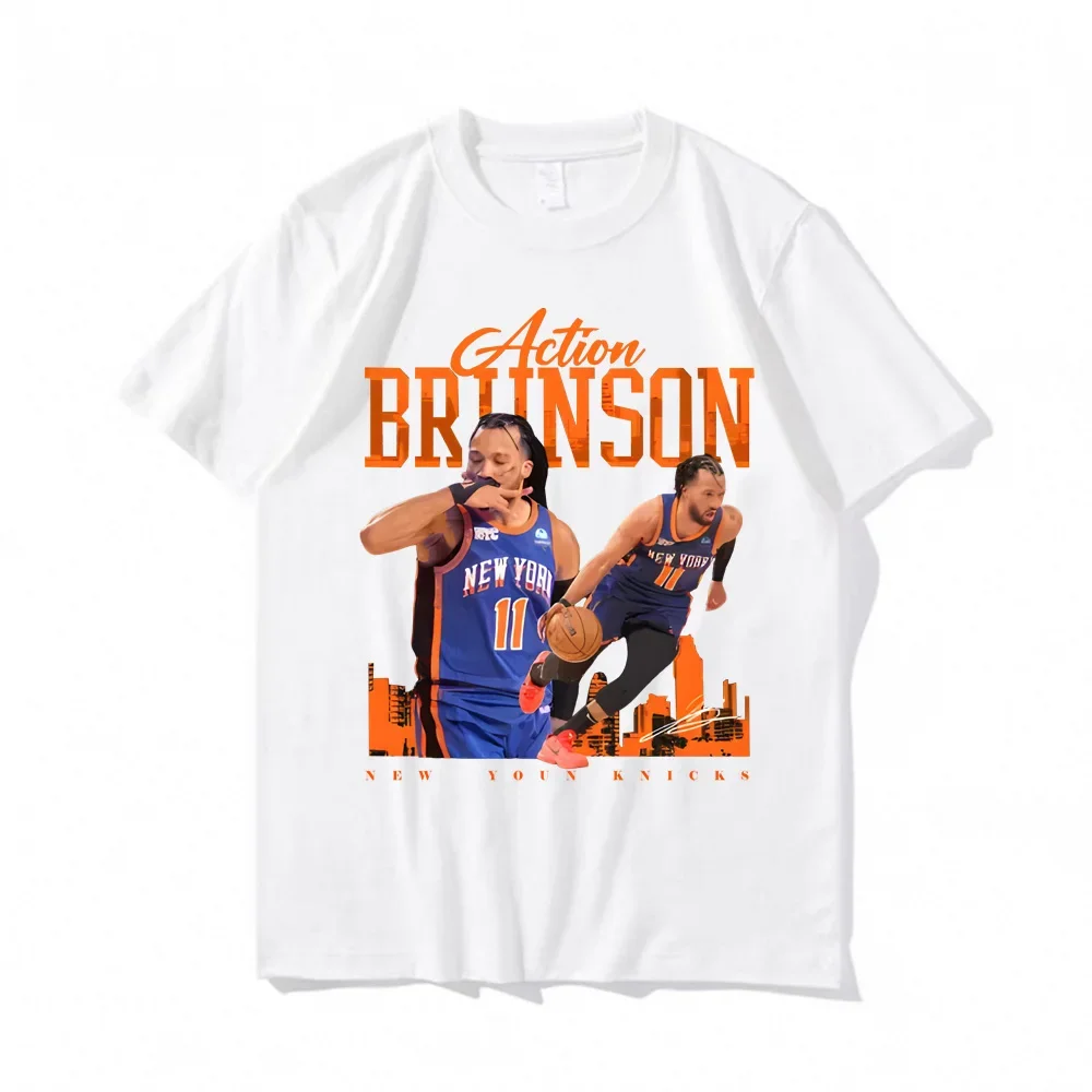 

Jalen Brunson T-shirt 2026 New Tees Tops NBA Basketball Player Chico Casual Tee-shirt Cotton HighQuality Tshirt Camiseta Hombre