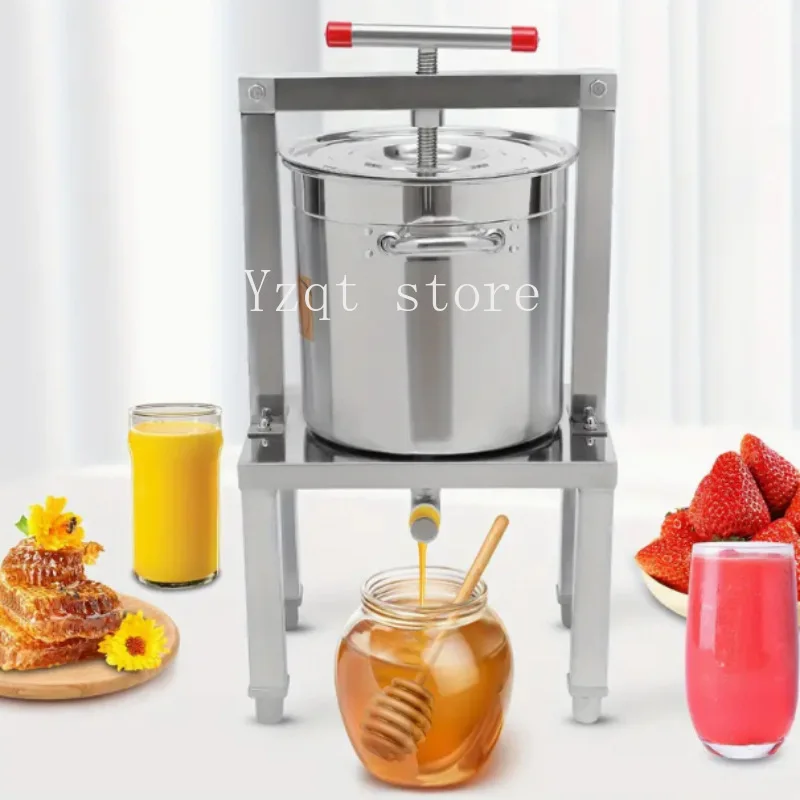 Stainless Steel Wax Press, Honey Press, Juice Press Household Small Honey Extruder Bee Honey Beater Tool