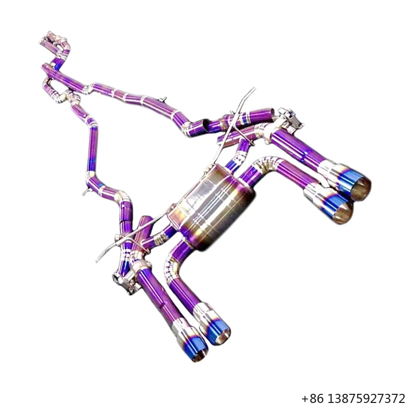 

Equal Length Mid Pipes for M2c/m2 Competition F87 3.0t Titanium Exhaust Middle Pipe Car Exhaust System With Valves