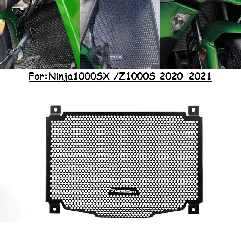 

For Kawasaki Ninja 1000SX Z1000SX 2020-2021 Motorcycle Radiator Grill Guard Cover Engine Cooling Protection Cover Slip on