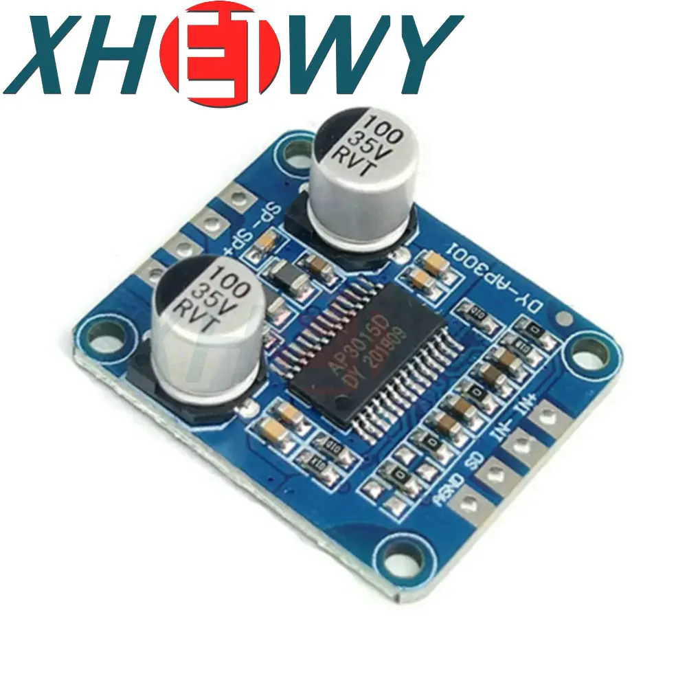 Digital Power Amplifier Board Module Class D 10W/20W/30W DC High Power Mono 12V 24V PWM Modulation DY-AP3001