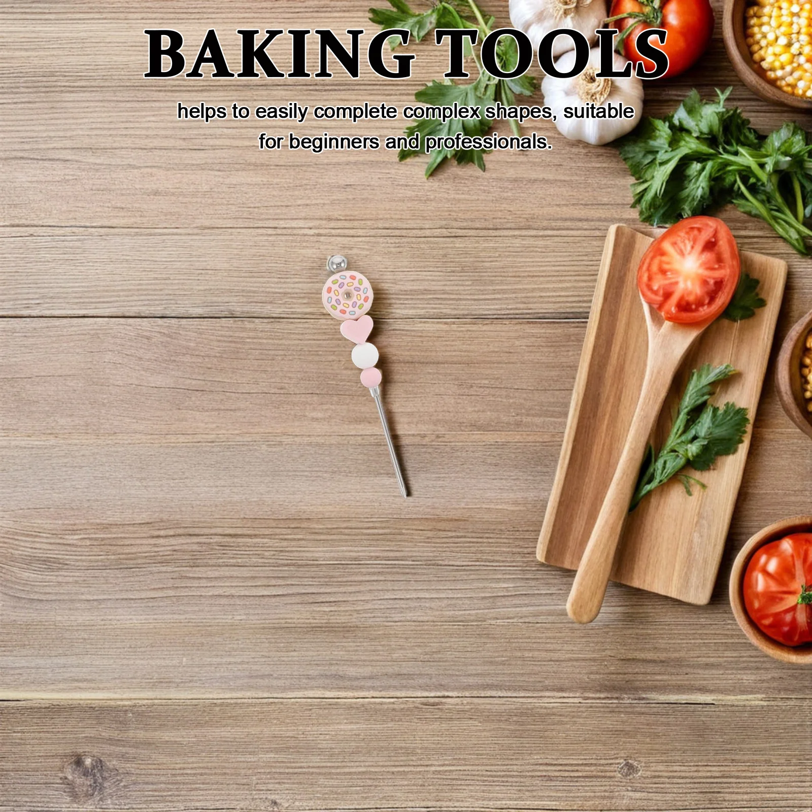 

Baking Tool Set Non-Stick Silicone Kitchen Accessories for Cake Cookie Bread Making Essential Kit Pastry Scriber Needle