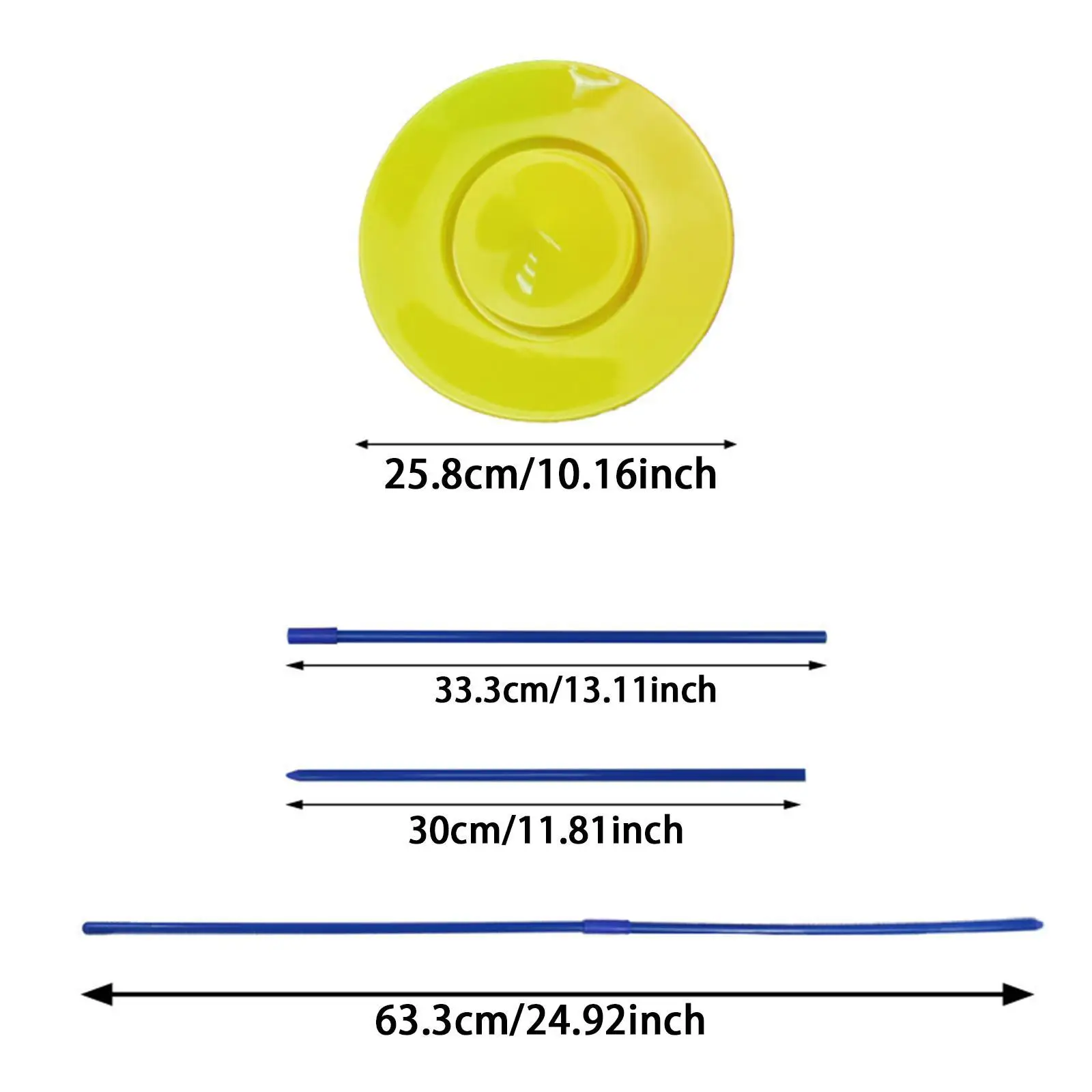 6x مجموعة شعوذة لعبة خارجية لعبة البهلوانية القرص الدوار للأطفال والكبار والأصدقاء #6
