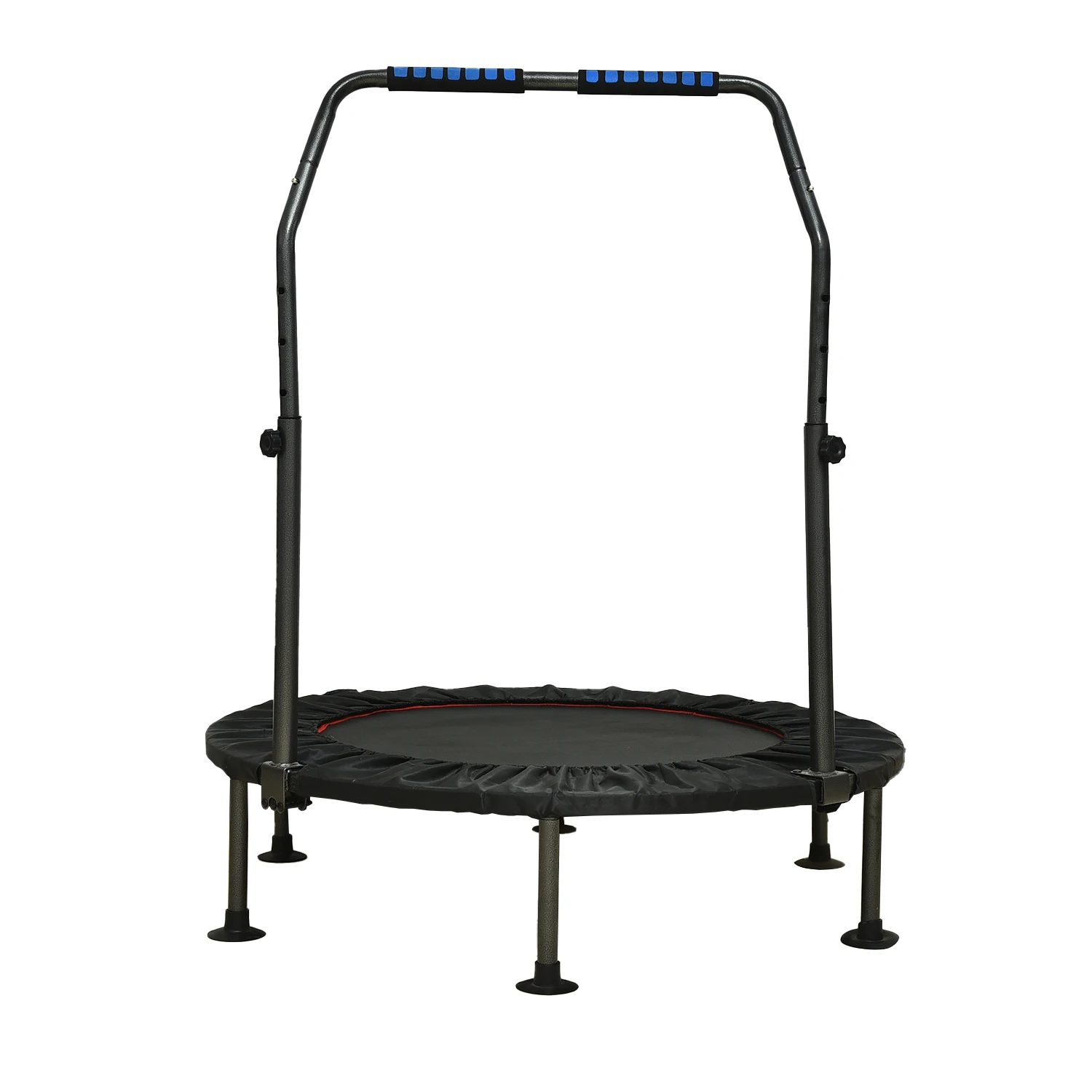 New Design Trampoline For Children With Safety Handrails Portable Foldable Indoor Sports Trampoline