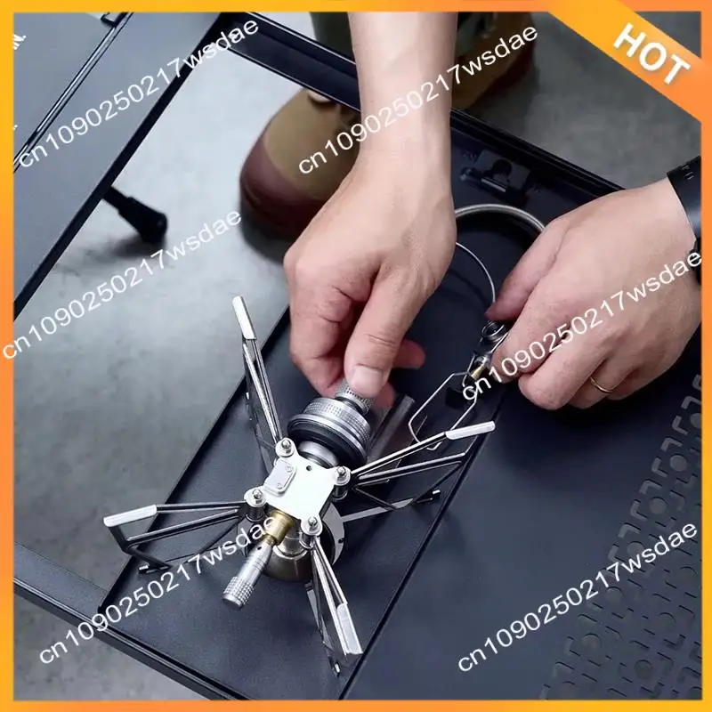 

X08A Portable Camping Set Outdoor Kitchen Table Gas Stove Burner Rack Camping Accessories For Outdoor Enthusiasts