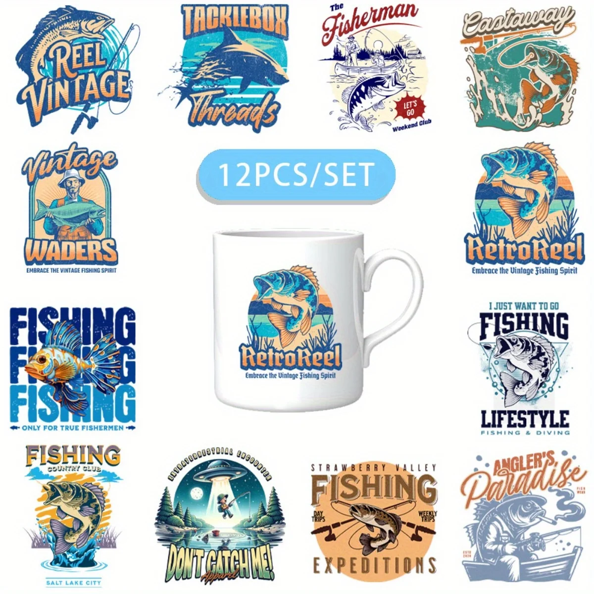 12PCS/SET Let's Go …