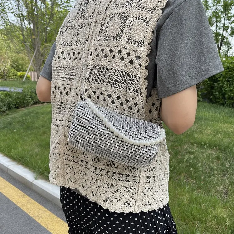 Shiny Sequin Crossbody Bag Women's Summer Versatile Chain Shoulder Bag Fashionable Trendy Small Bag Universal Female Purse