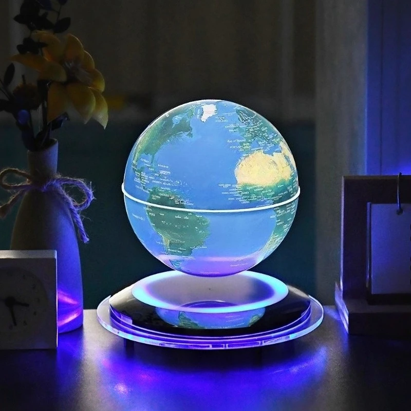140Mm Geography Education Base Maglev Earth Floating World Home Office Decoration Gifts