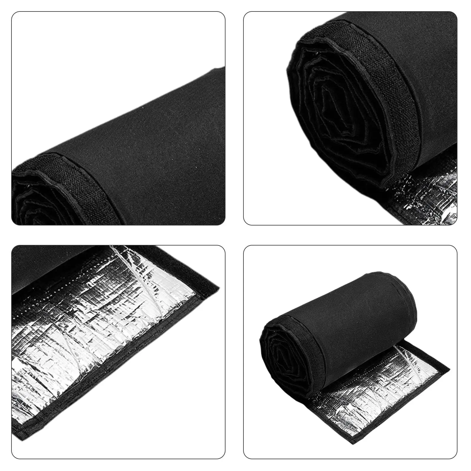 Selongsong Pelindung Pembungkus Selang AC Mudah Dipasang Penutup Tabung Tembaga Oxford 600D Fleksibel Ringan 3 Lapis