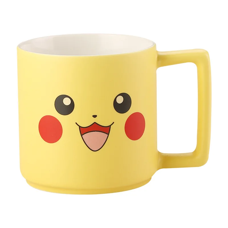 Cartoon Pokemon Pikachu Mug Breakfast Milk Cup Cute Drink Tableware Ceramic Coffee Cup Gift Dessert Kawaii Drinkware Kitchen