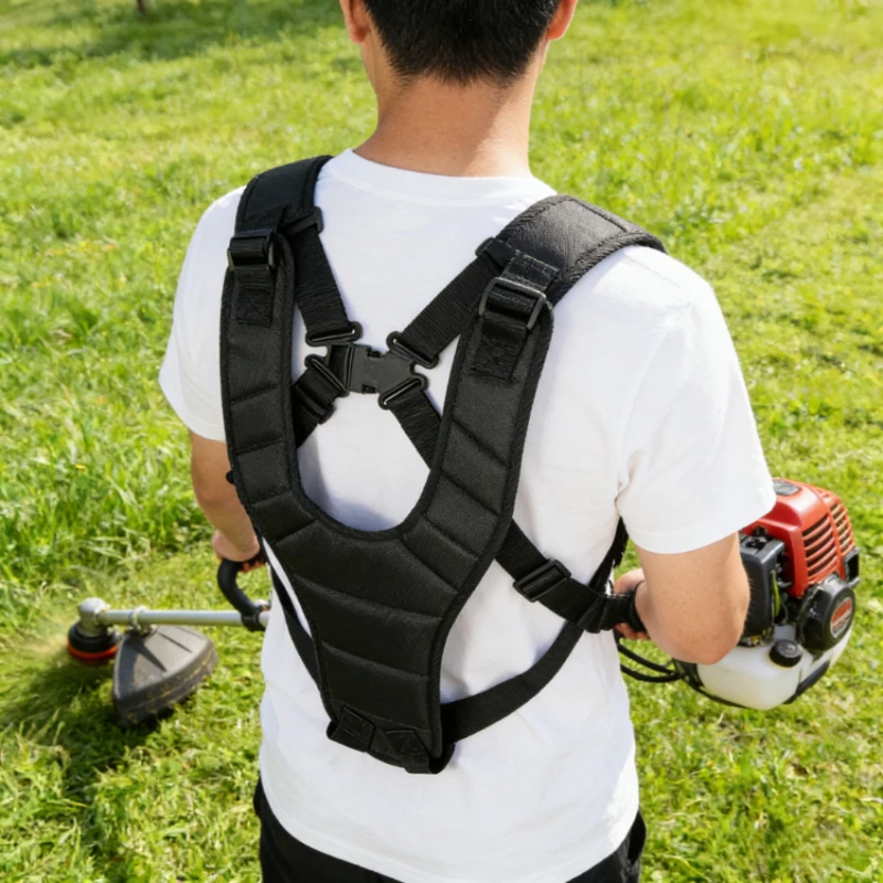 Lawn Mower Harness Strap Belt Lawn Mower Power Pruner Double Trimmer Shoulder Adjusted Band Brush Cutter Trimmer Garden