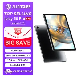 Alldocube iPlay50 Pro 10.4inch 2K Tablet Helio G99 Android12 8GB RAM 128/256GB ROM lte Phonecall pad iPlay 50 Pro Google MicroSD