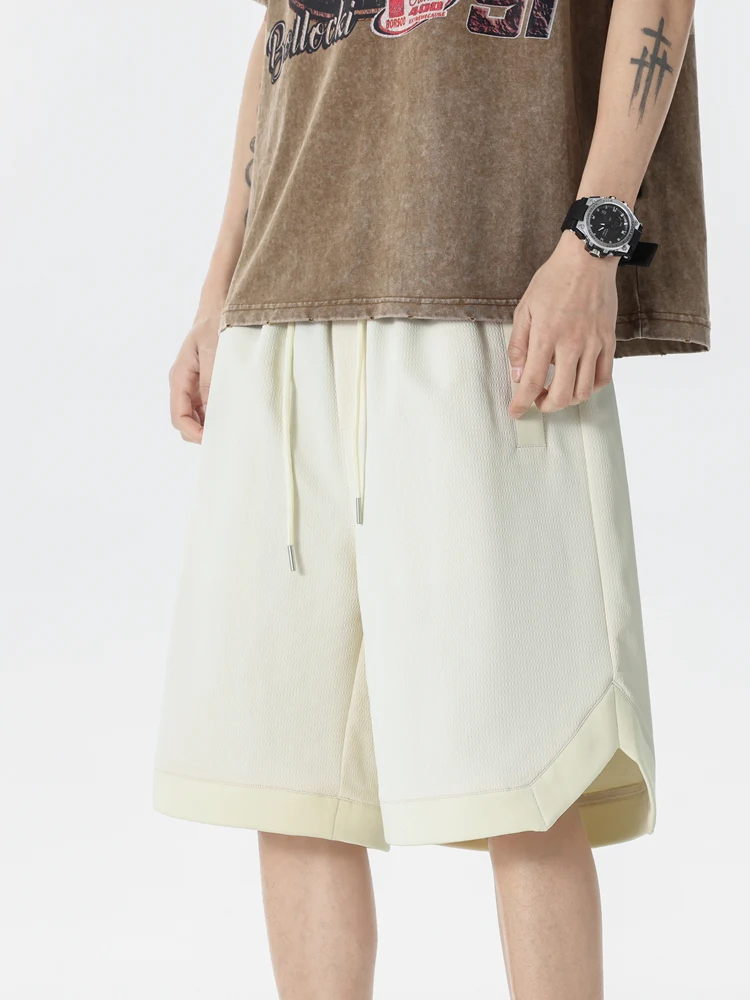 

Men's Casual Breathable Qui Dry Sport orts Summer 2026 Five-Point Pants Loose Fit Polyester Fiber Teenagers Adults