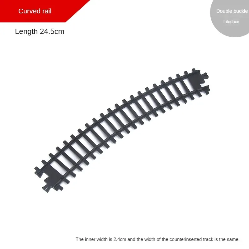 New Model Train Model Double Buckle Track Accessories, Curved Rail/straight Rail/extra Long Rail, Etc. Are Optional