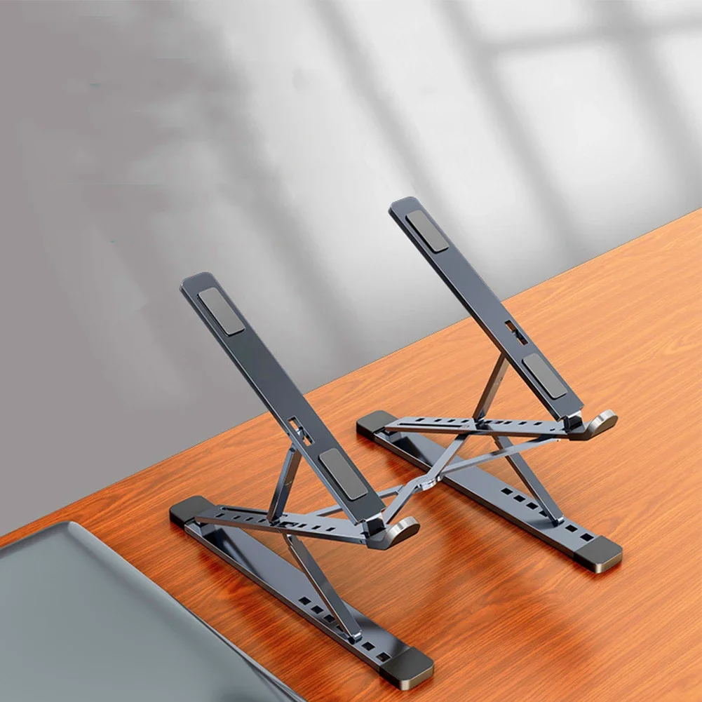 

Laptop Stand Ergonomic Laptops Desk Elevator Aluminium Alloy Folding Holder