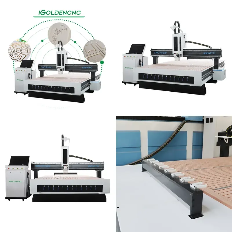 for 3 Axis 2131 Cylinder Wood Cnc Router Machine Cnc Milling Woodworking Machine for Furniture Door Cabinet