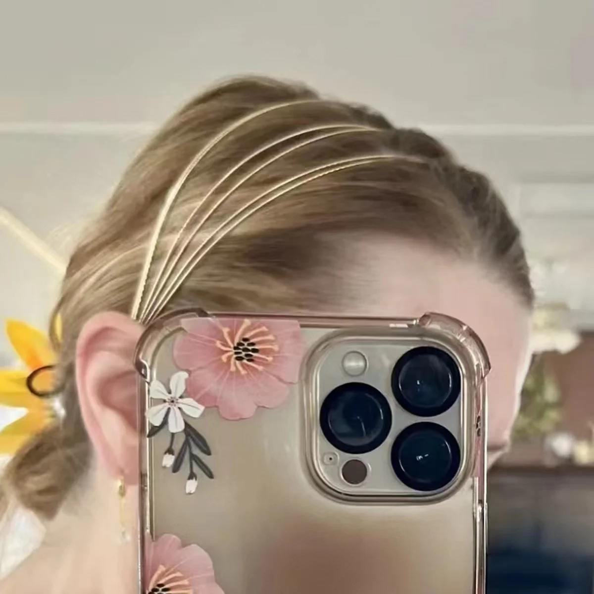 Neue Dünne Stirnbänder für Frauen Multilayer Legierung Haar Hoop Doppel Wurzel Metall Haar Bands Haar Zubehör Glatte Kopf Hoop Großhandel – Detail 2