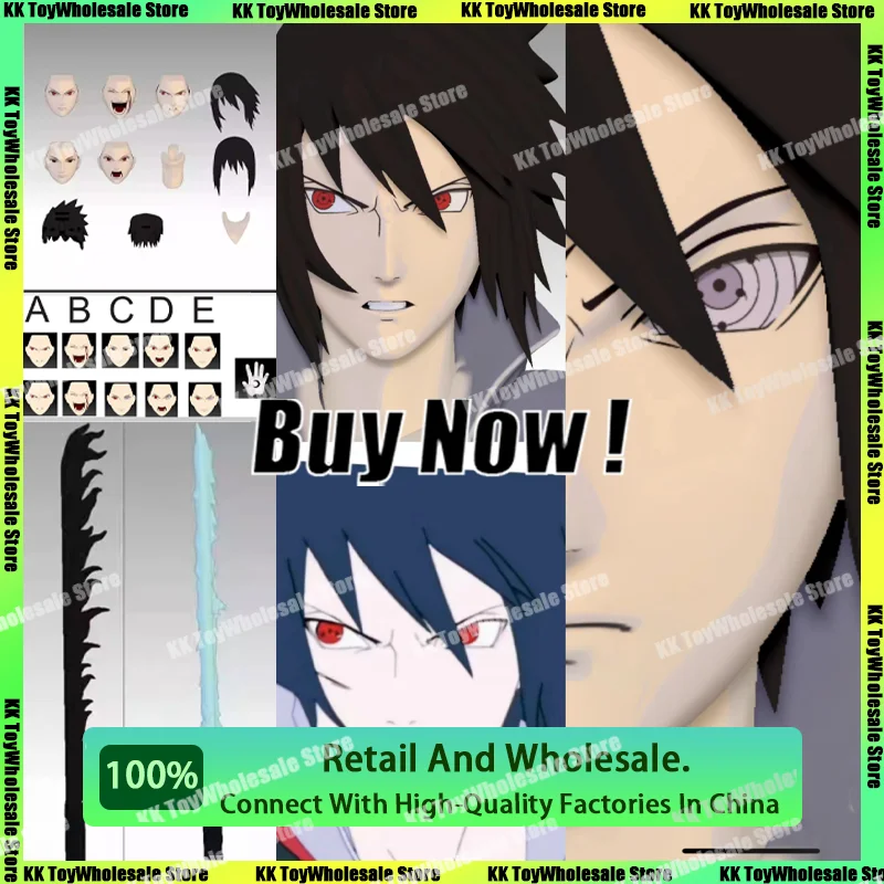 [Новинка] Артур игрушки искусственная Наруто удзумаки Наруто Учиха Саске 2,0 набор аксессуаров набор головок Аниме фигурки моделей Игрушек