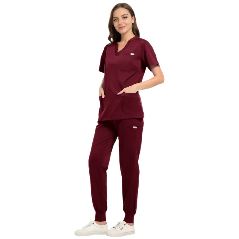 Ensemble de blouses d'allaitement Anti-rides, robe chirurgicale médicale, vente en gros, haut de gommage d'hôpital, médecin et infirmière, uniforme de gommage spécial pour hommes et femmes