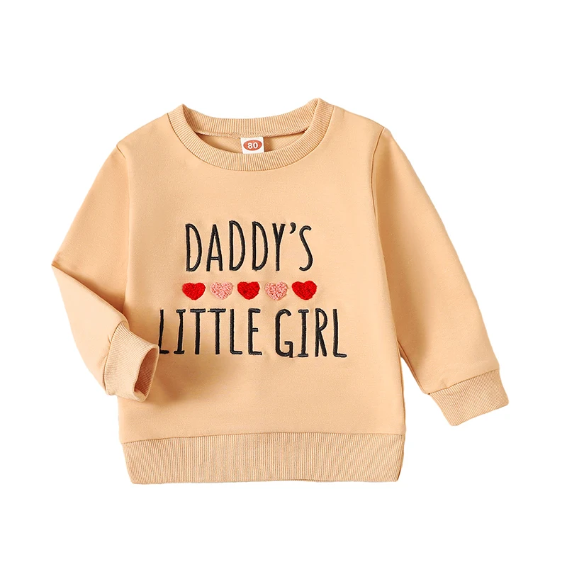 Toddler Baby Girl Valentines Day Outfits 0 3 6 9 12 18 24Months 2t 3t 4t Sweatshirt Sweater Top Shirt Spring Clothes